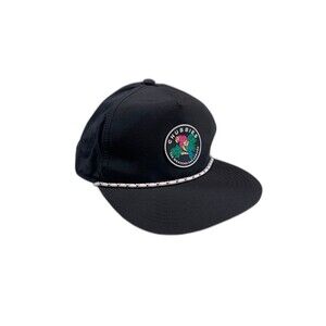 Chubbies parrot patch black rope baseball hat cap adjustable